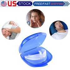 Help With Sleep Anti-Snoring Mouthpiece Stop SnoringBruxism Apnea Breathing 1Pcs
