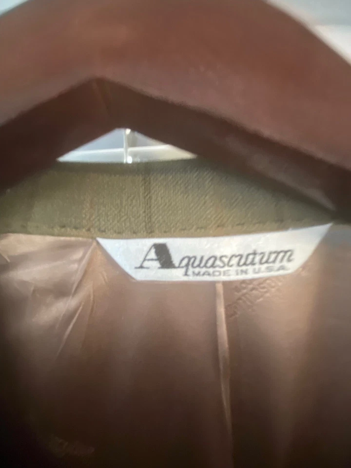 Abrigo deportivo Aquascutum Olive Check 43 regular usado Foto 4 de 4