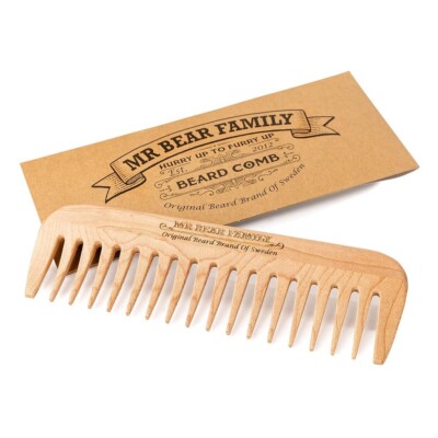 Beard Comb Mr. Bear Family TOP !!! Holzkamm ;