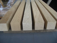 1 Eiche Kantholz, 55 x 55 x 800 mm  4-seitig gehobelt - Tischbein  fast astfrei