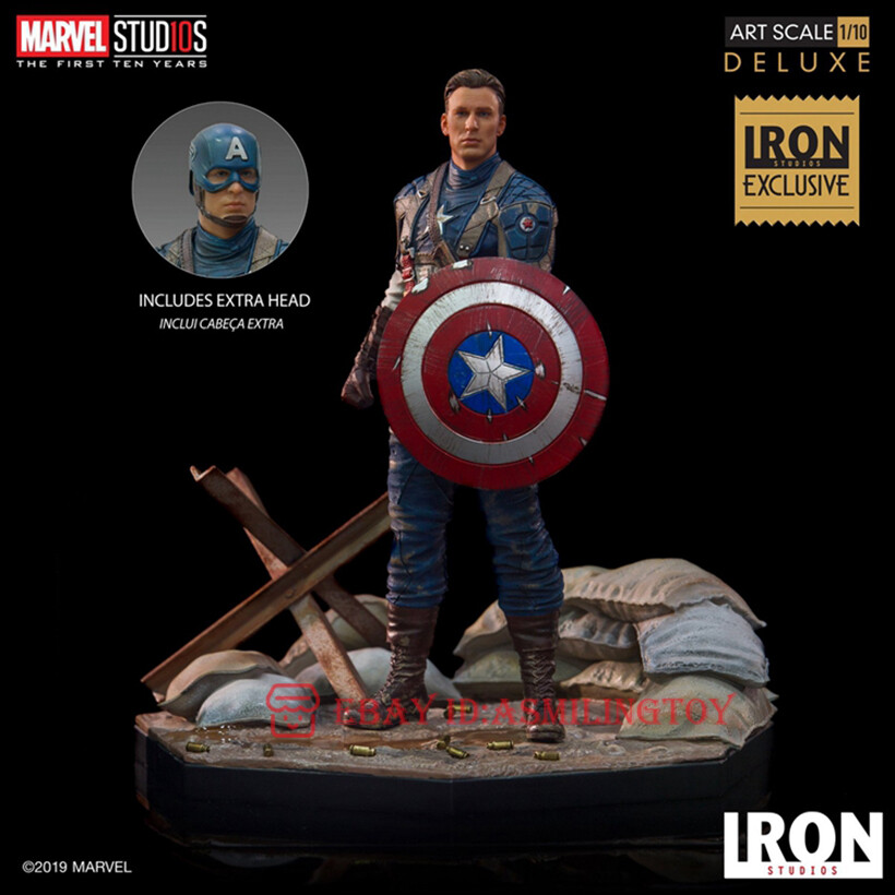 確認事項有 iron studios captain america 1/10 Captain America Ultimate 1:10 BDS Art Scale Statue by Iron Studios アメコミ