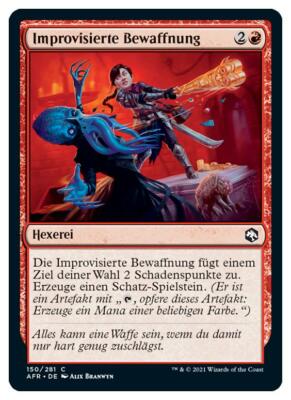 Magic the Gathering - Improvisierte Bewaffnung #150 AFR - DE NM MtG