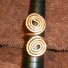 Hammered Copper Wire Wrapped Ring varied Sizes Handmade Artisan Jewelry