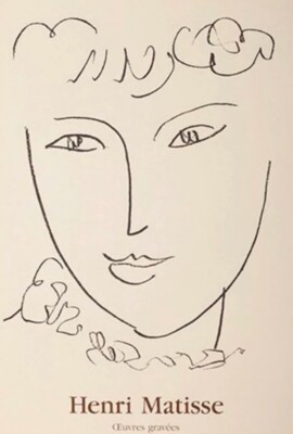 Henri Matisse La Pompadour (1951) poster - 2006 exhibition poster