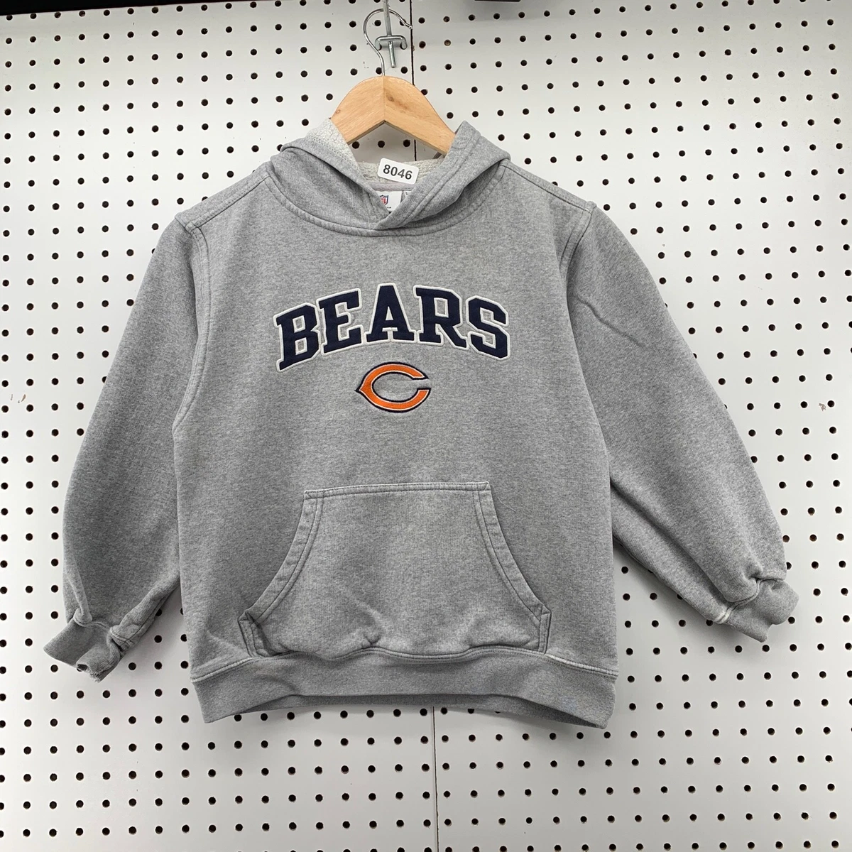 NFL Team Apparel Chicago Bears Hoodie Pullover Youth S (8/10) Embroidered  Logo | eBay