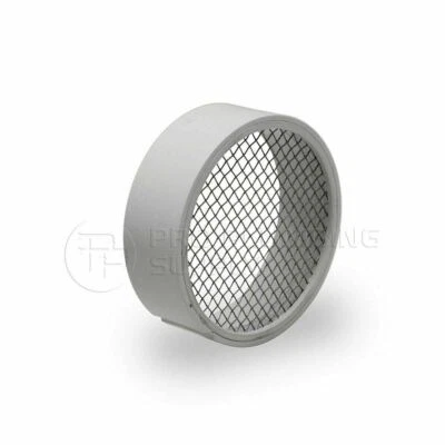Raven R1509 PVC Termination Vent Stainless Screen with Condensation Slot - 3"