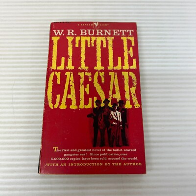 Little Caesar Mystery Paperback Book by W.R. Burnett from Bantam Books 1959