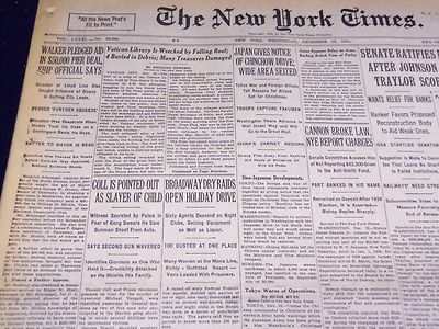 1931 DEC 23 NEW YORK TIMES - COLL AND GIORDANO SLAYERS OF CHILD - NT 2228