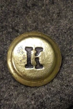 WWI Austro-Hungarian Kaiser Karl Cockade Pin Back style in Brass