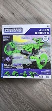 Engineering Makerspace Alien Robots STEM Experiment Kit 10 In 1 Models Motorized