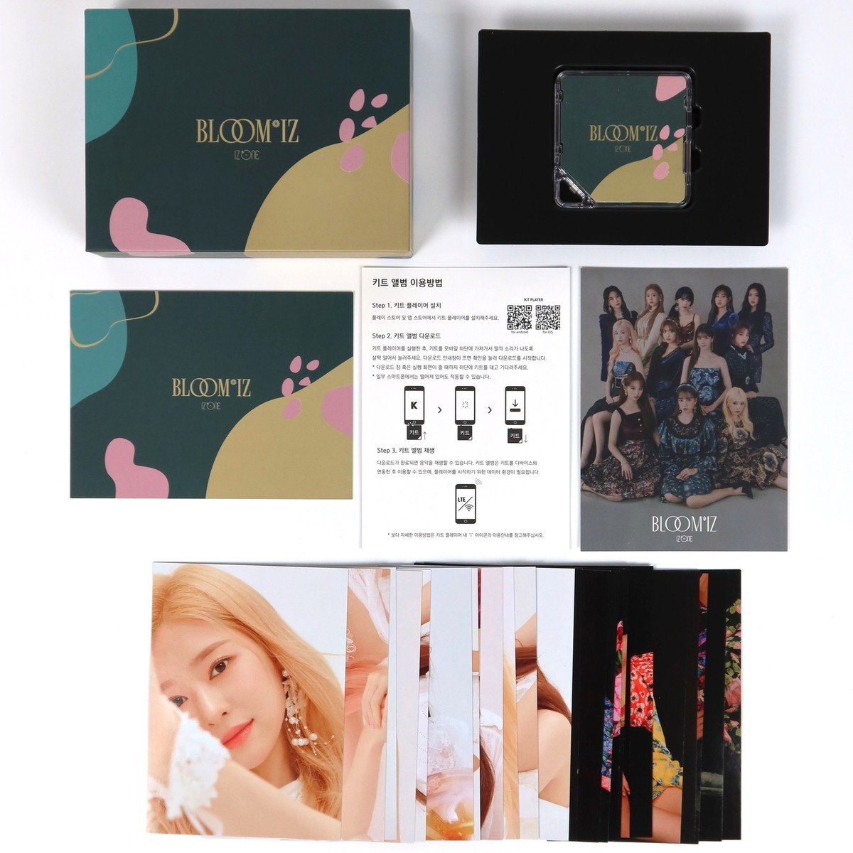IZ*ONE COLOR*IZ khino キノアルバム　新品未開封 IZ*ONE Color*IZ 1st Mini Album KIHNO KIT Rose Ver. + Color