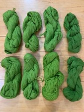 Paternayan Yarn Lot  8 qty  4oz Hanks Greens Tapestry Yarn Needlecraft