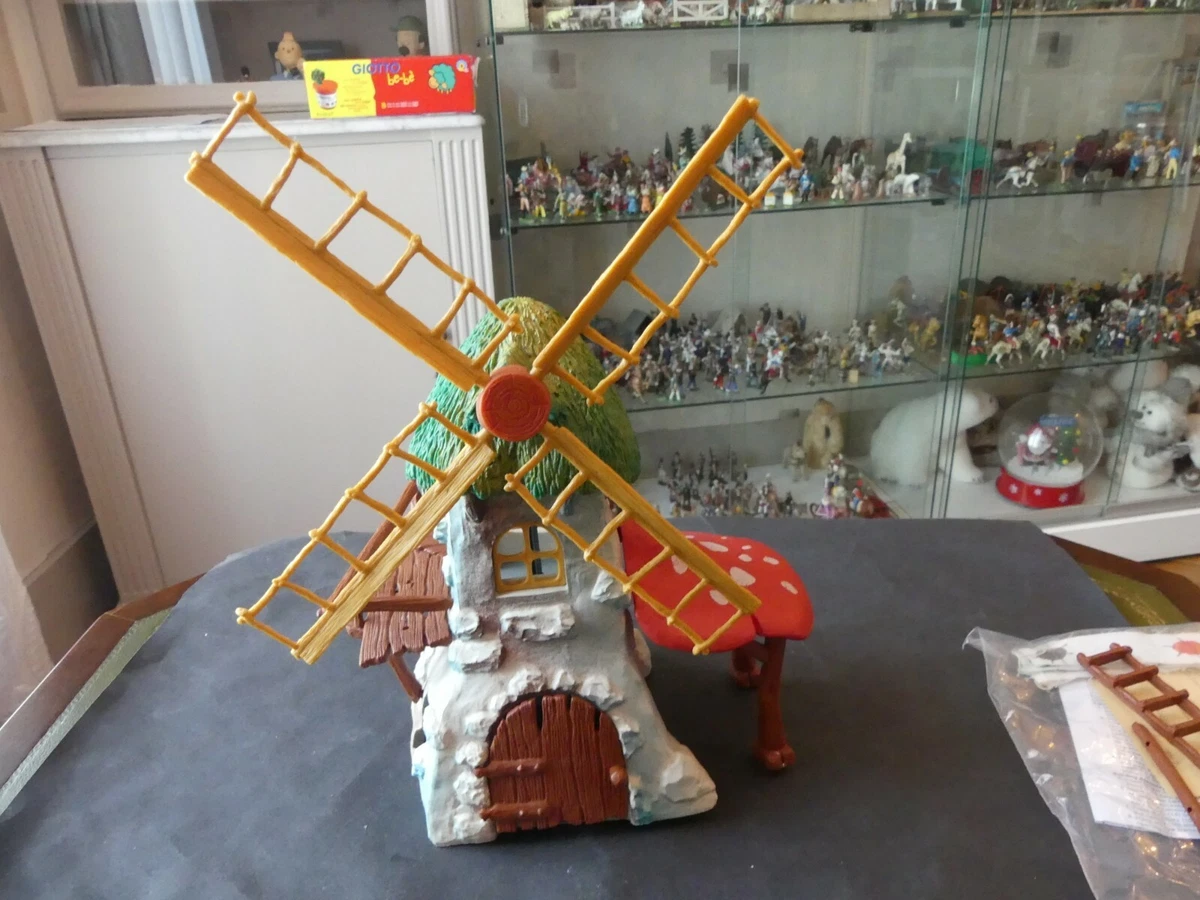 Lot Les schtroupfs Schleich Peyo le oulin A Vent 1978 1981 Jeu Jouet
