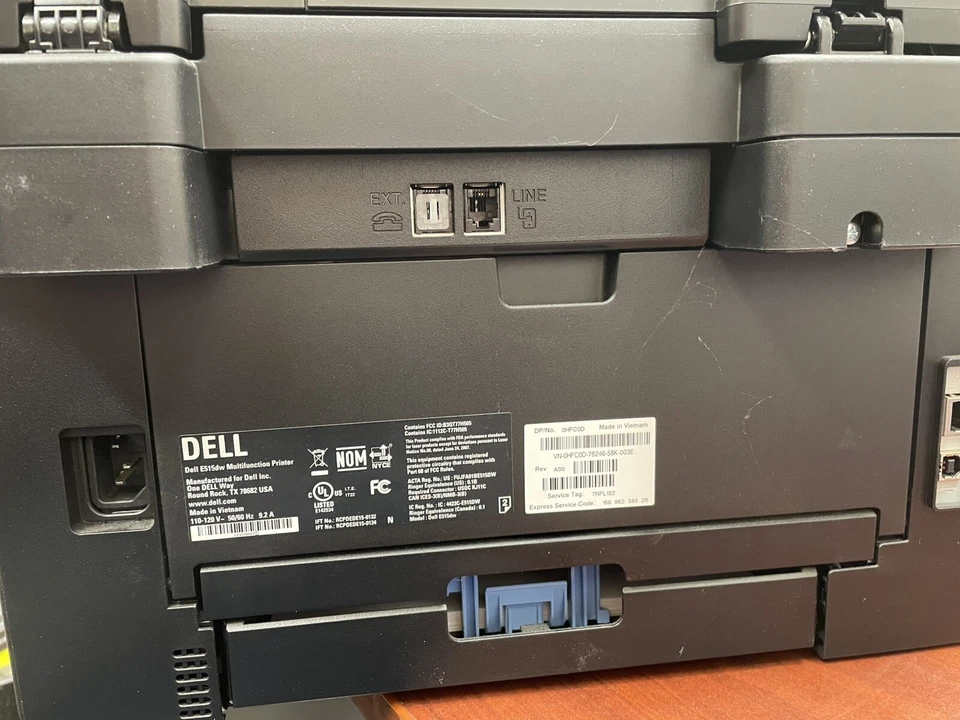 Dell E515dw Multifunction Printer Workgroup Scanner Fax Copy W/ Toner - Image 4 of 4