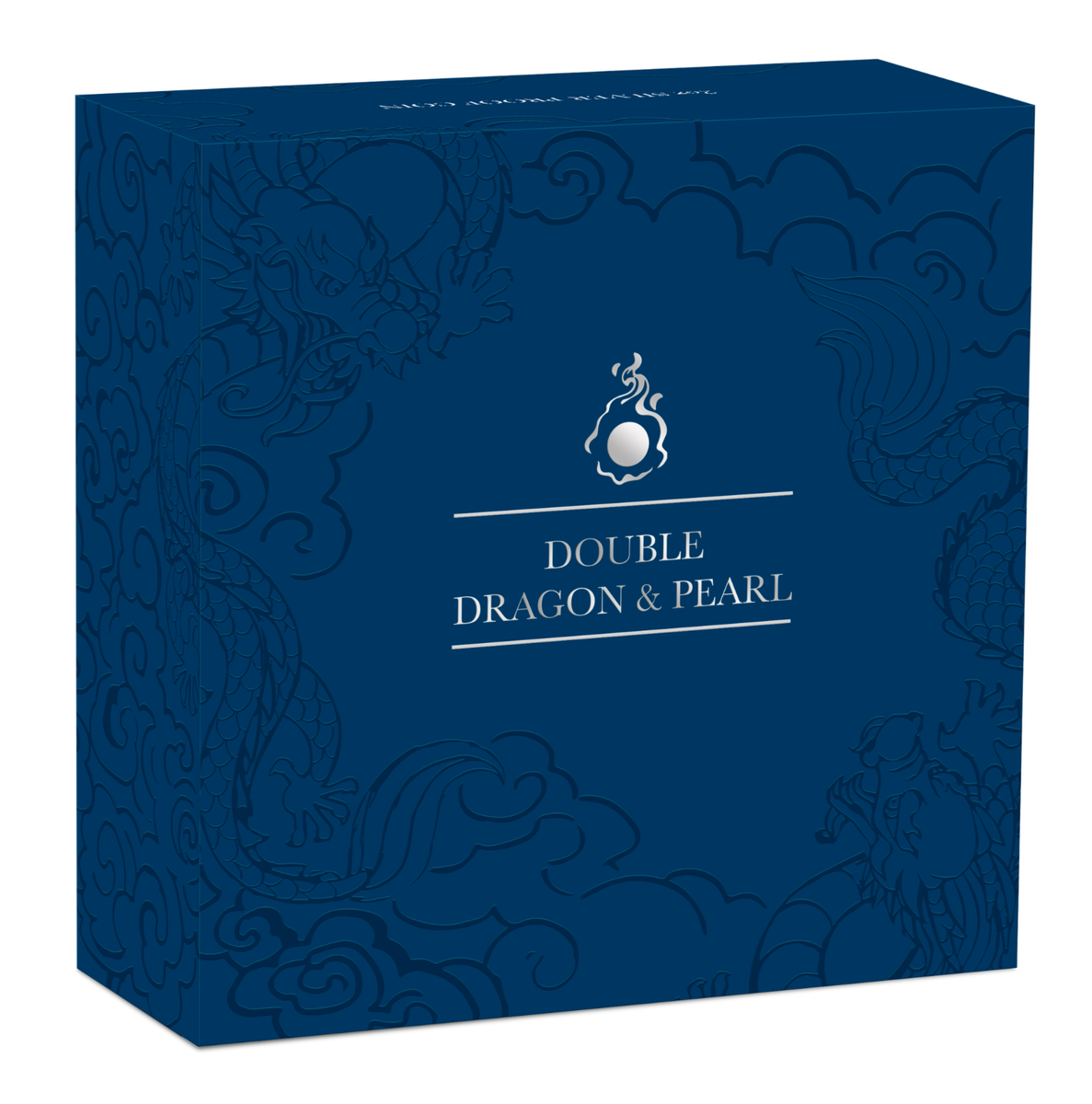 DOUBLE DRAGON WITH MOTHER OF PEARL 2024 2oz .9999 SILVER PROOF $2