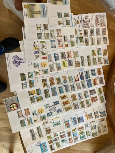 GB Isle of Man 47 different FDC covers from the 1970-1980 period