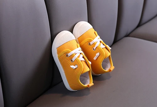 Kinder Jungen Mädchen Casual Pumps Canvas Low-Top Flache Trainer Bunte Schuhe - Bild 22 von 32