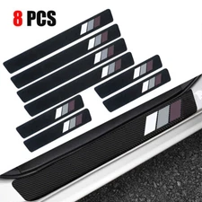 8pcs Car Door Sill Plate Protector Anti Scratch Cover For Toyota Accessory L8