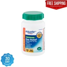 Equate Extra Strength Gas Relief Softgels Value Size, 125 mg, 150 count