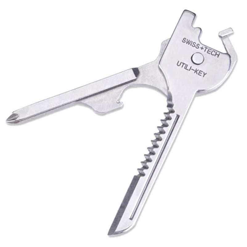 Swiss+Tech 6 In 1 Utili-Key Tool Keychain Keyring Multi-Function