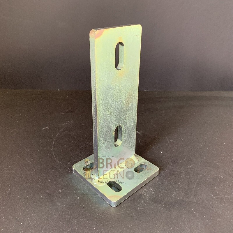 Supporto Per Pilastri In Acciaio - 70x70x180 Mm, Spessore 3.5 Mm - Foto 3