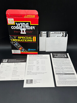 Wing Commander II Special Operations 1 - PC 5,25'' Floppy - BIG BOX - BOXED