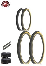 ALTALINE BICYCLE WIRE BEAD DURABLE TIRE 26 x 1.75 CORDOBA SEMI-SLICK 6pc SET.