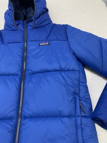 Patagonia Synthetic Puffer Hoody Jacket Boys Youth XL Hoody Full Zip Blue - Picture 7 of 13