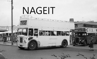 Original 35mm Negative BOURNEMOUTH HANTS & DORSET BUS REG FRU 305 1956 #1853