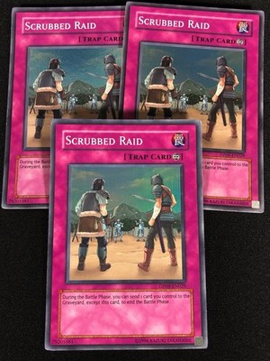 Scrubbed Raid Yugioh Scrubbed Raid DP09-EN029 Super x3(LP) | eBay