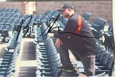Brian Shallcross Bowie Baysox GM Autographed Signed Color Snap Shot Photo 4X6