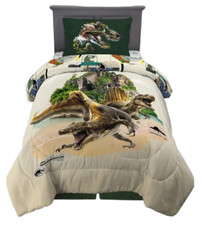 Jurassic World "Rebirth" Kids Reversible Twin Bed Set-T943001325, T943001285