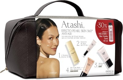 Atashi Ritual Pearl Skin 360 Anti-Age Komplettset + Augenkontur +DD Cream