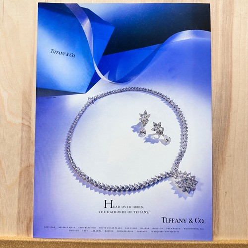 1992 Tiffany & Co. Diamond Jewlery Vintage Print Ad Art