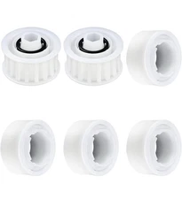 Guide Wheels with 2 Pulley Gears, Part Number 3884997-R6, Replacement Compatible