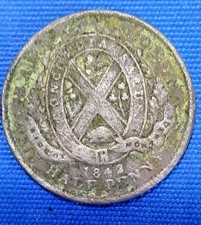 1842 Province of Canada Bank of Montreal 1/2 Penny Token