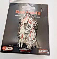 IRON MAIDEN  LAPEL PIN  NEW    OOP  RARE FUTURE COLLECTIBLE
