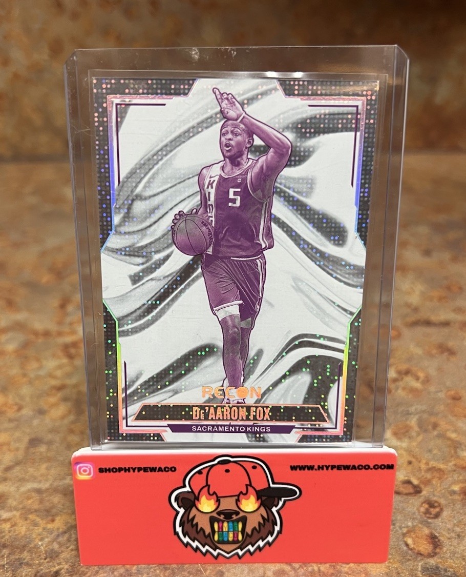 2023-24 Panini Recon De Aaron Fox Contours SP #4 Kings