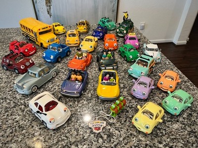 Chevron Vintage Cars Techron Collectibles Lot of 26+1 Turtles Includes Bus! NM!