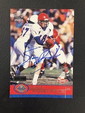 2001 Pacific #458 Sage Rosenfels Iowa State Cyclones RC ON-CARD AUTO /1000