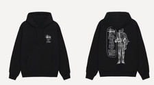 Stussy Well Suited Reprint Hoodie Black Mens New With Tags Streetwear S-5XL