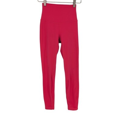 Lululemon Align High-Rise Pant 25'' Womens 2 Pink Nulu Leggings Active Yoga Gym