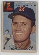 1954 Topps Mel Parnell (White Back) #40 12sf