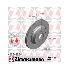2x ZIMMERMANN Bremsscheibe COAT Z Hinterachse Ø 300mm für MERCEDES 2x ZIMMERMANN Bremsscheibe COAT Z Hinterachse Ø 300mm für MERCEDES