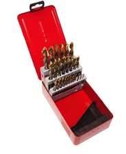 Dormer HSS Bright/TiN 118 PS Jobber Drill Set Jobber  1/16 - 1/2 x 1/64  A09718