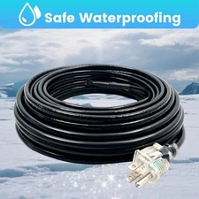 MAXKOSKO Power Cord Self-Regulating Heating Cable for Roof Snow Melting