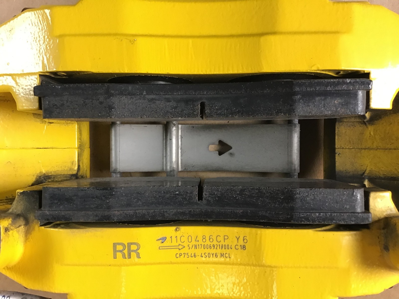 McLaren 570S 570 2017 Rear Right Passenger Brake Caliper Yellow 15-19 :Y