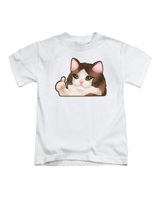 Daumen hoch Katze Erwachsene T-Shirt lustig Katze Meme inspiriert Fun Top