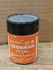 Vintage Crosman .22 Cal Super Pells 500 Count .22 Cal Pellet Silent NOS