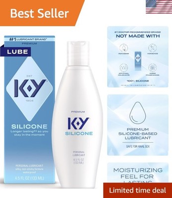 Silicone Lube,  Personal Lubricant, Silicone-Based Formula, Safe to Use with ...